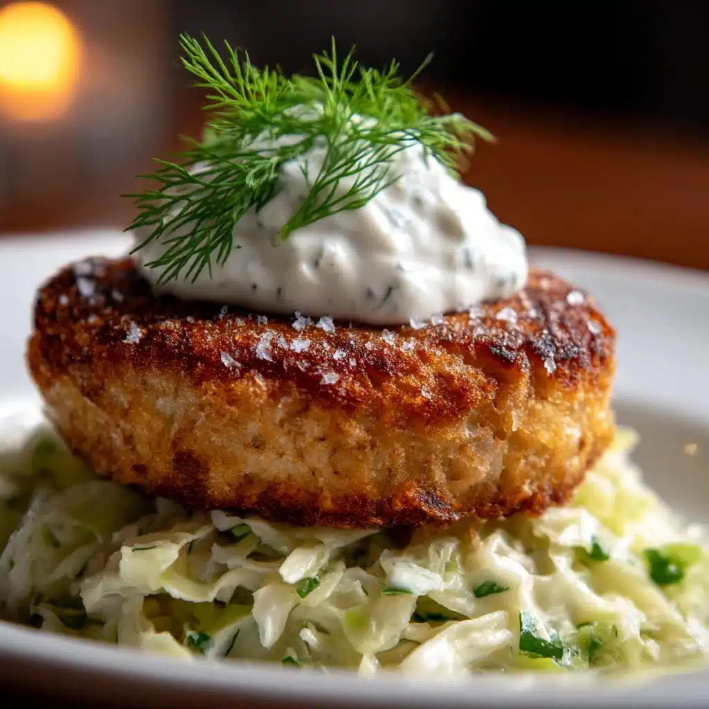 Yummy Salmon Burgers with Slaw Recipe - Recipe Image