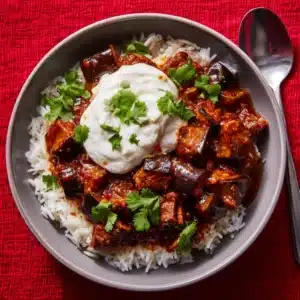 Eggplant Curry – South Indian Brinjal Curry Recipe