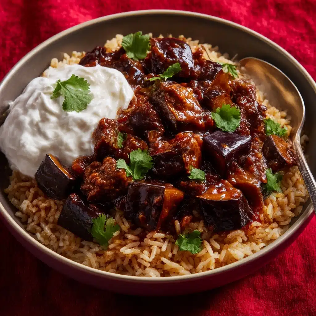 Eggplant Curry – South Indian Brinjal Curry Recipe - Recipe Image