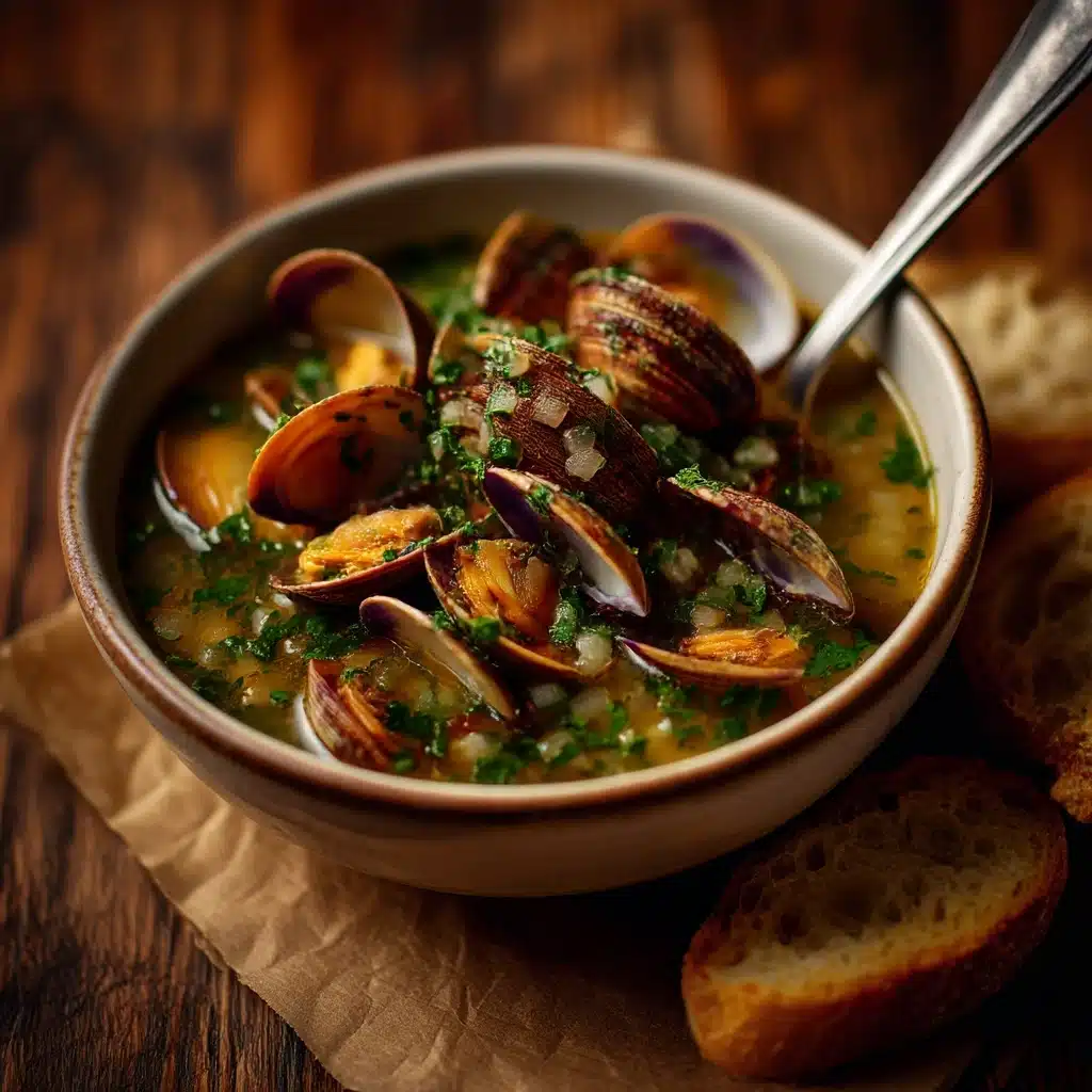 Clams in Fennel Broth with Parsley Vinaigrette Recipe - Recipe Image