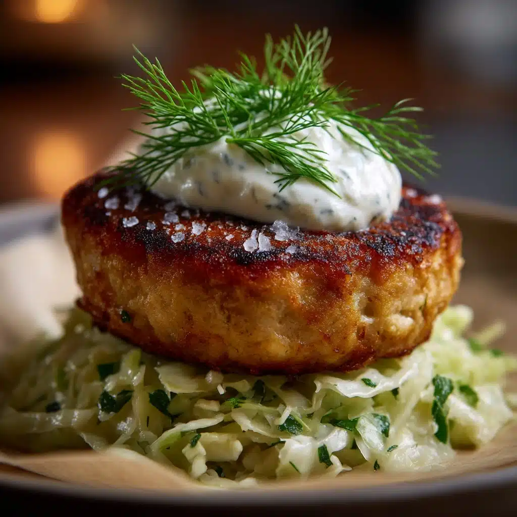 Yummy Salmon Burgers with Slaw Recipe - Recipe Image