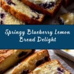 Springy Blueberry Lemon Bread Recipe