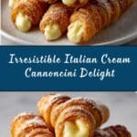 Italian Cream Stuffed Cannoncini Recipe