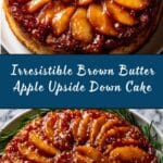 Brown Butter Apple Upside Down Cake Recipe