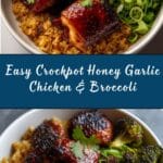 Crockpot Honey Garlic Chicken and Broccoli Recipe