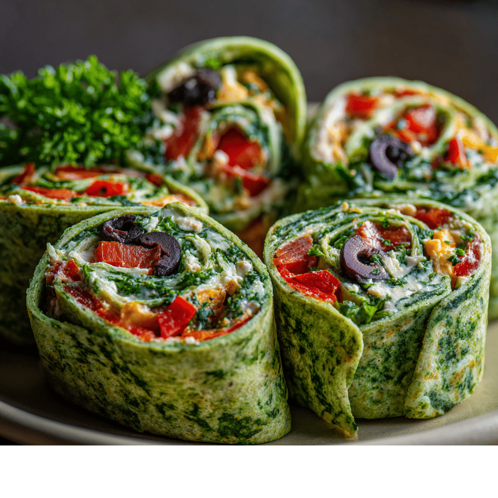 Greek Salad Pinwheels