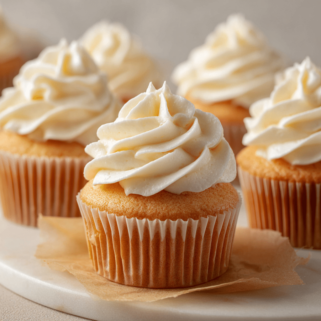 Small Batch Vanilla Cupcakes