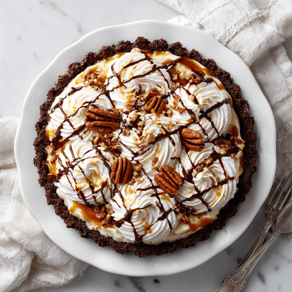 No Bake Turtle Pie