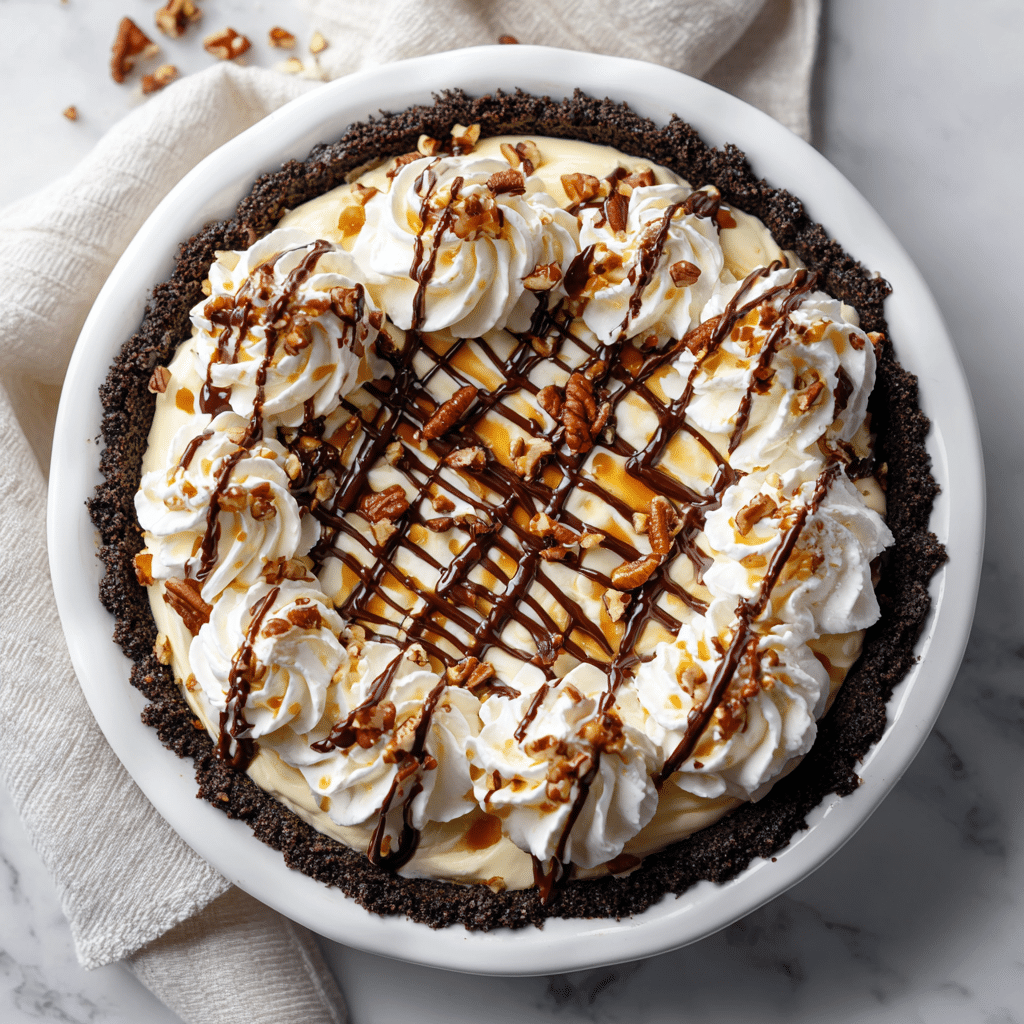 No Bake Turtle Pie