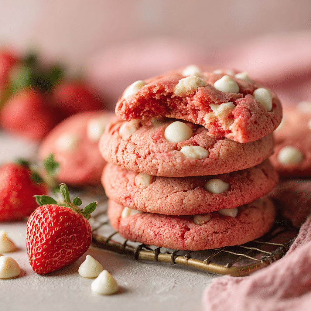 Strawberry Cheesecake Cookies