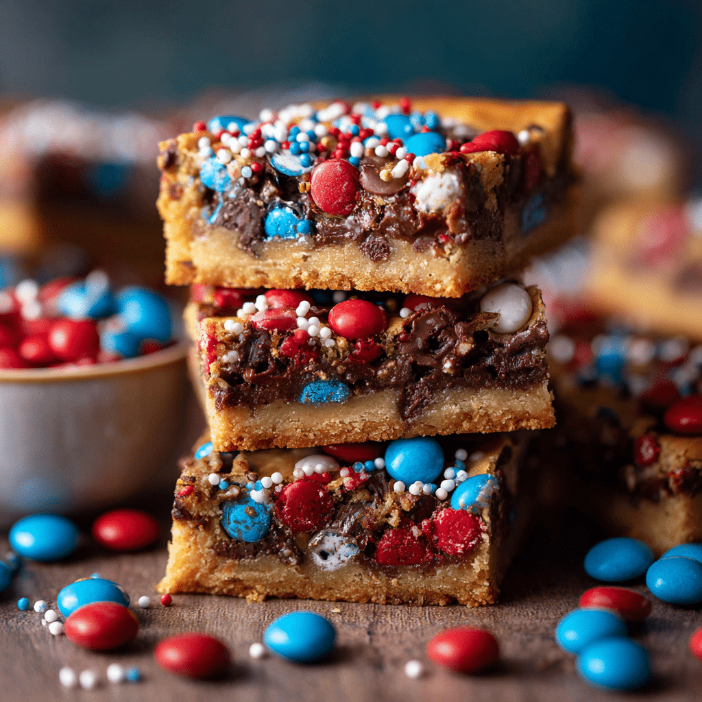 Fireworks Blondies