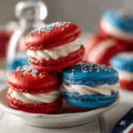 4th of July Macarons