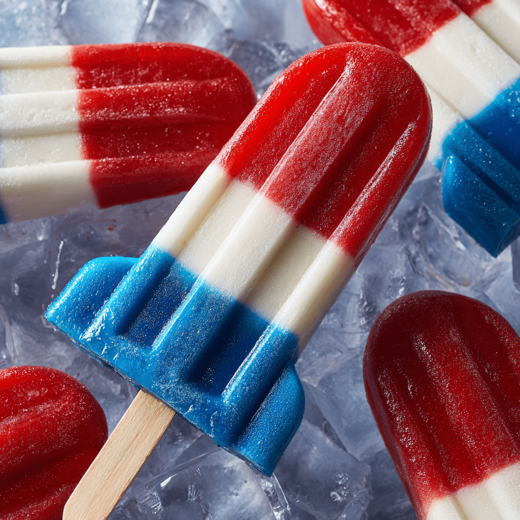 Red White and Blue Popsicles