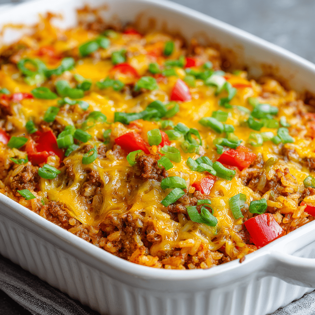 Taco Stuffed Pepper Casserole