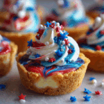 Patriotic Mini Cheesecakes