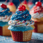 Red White and Blue Rice Krispie Treats
