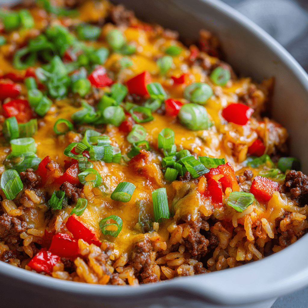 Taco Stuffed Pepper Casserole