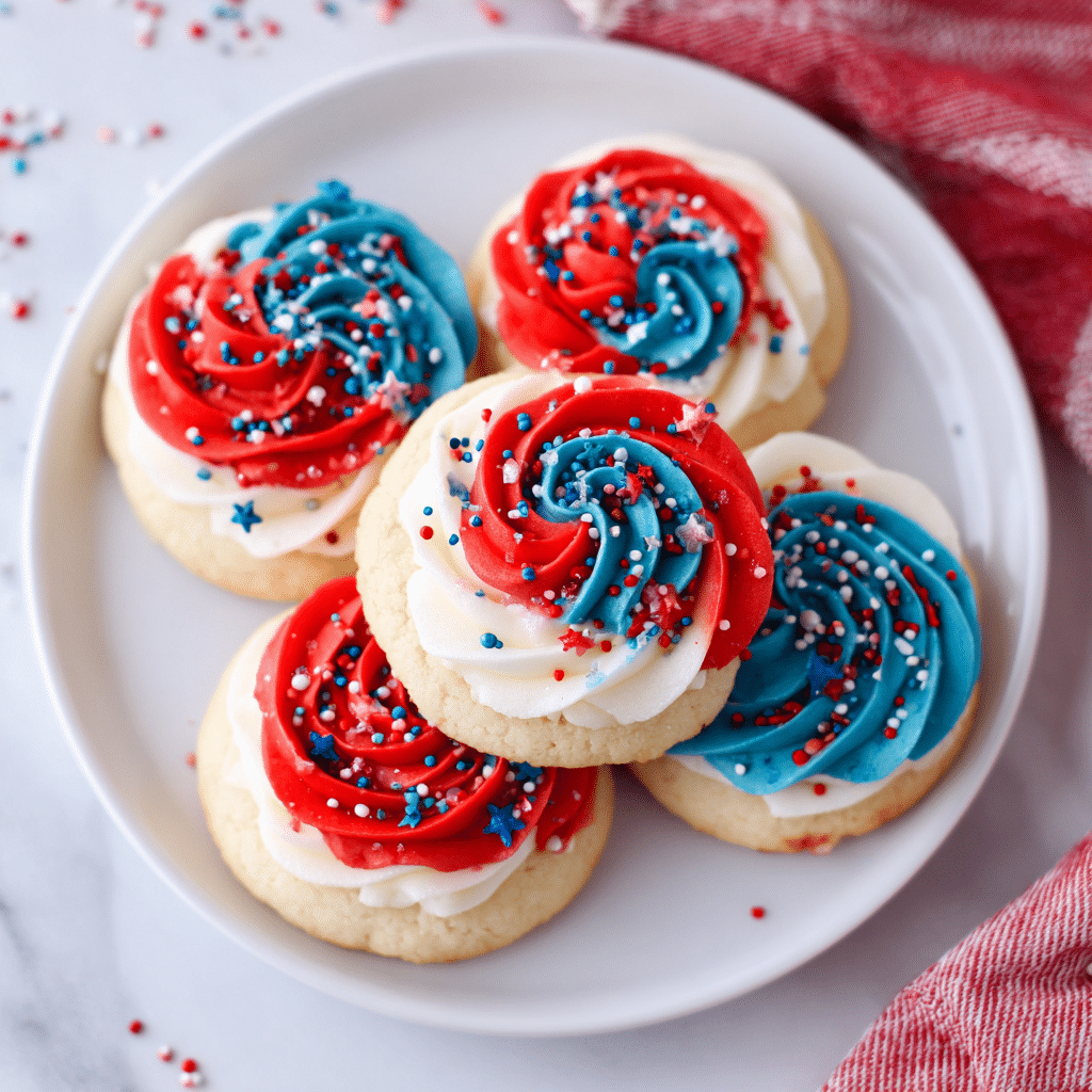 Patriotic Jello Cookies