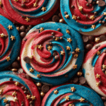 Patriotic Chocolate Chip Cookies