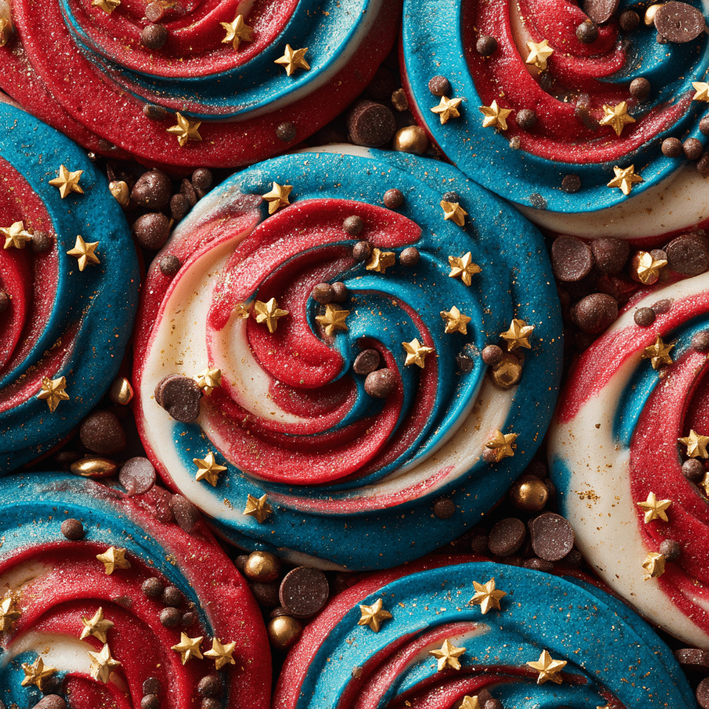 Patriotic Chocolate Chip Cookies