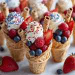 Patriotic Fruit Cones