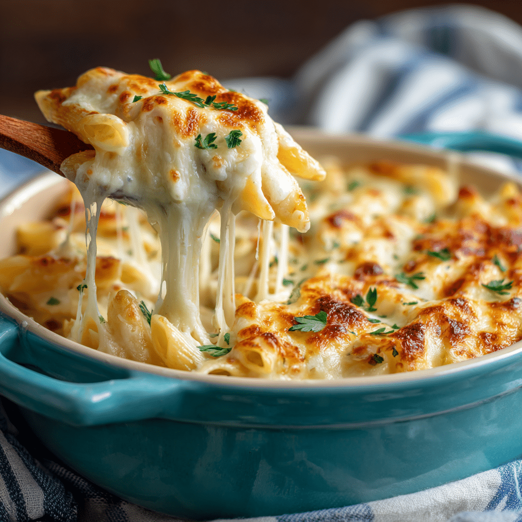 Chicken Alfredo Bake