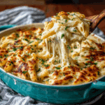 Chicken Alfredo Bake