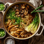 Chicken Udon Soup (鸡肉乌冬面)
