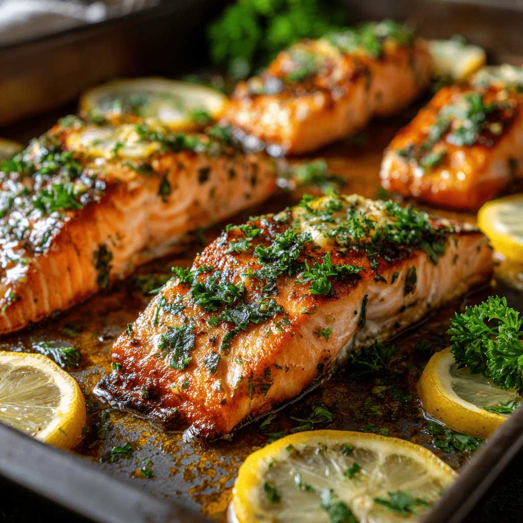 Broiled Salmon Fillets