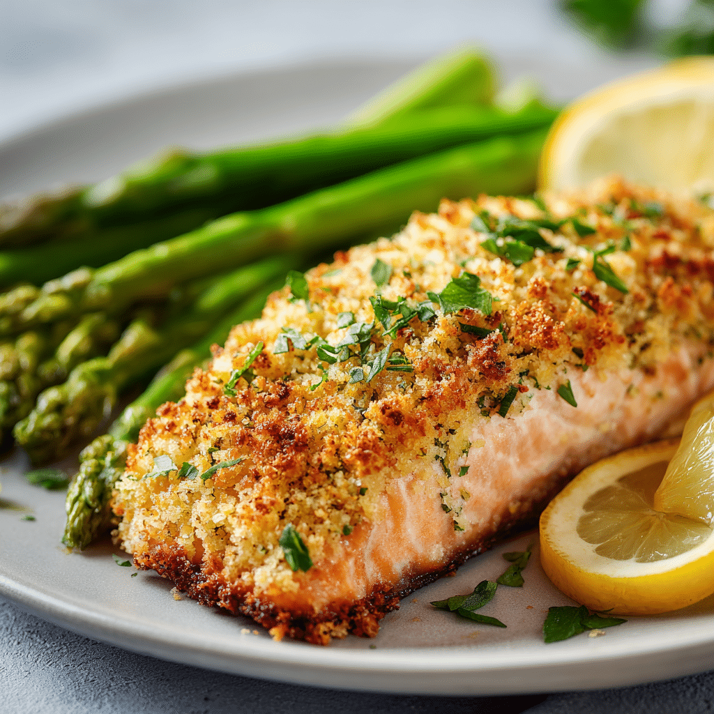 Pesto Crusted Salmon