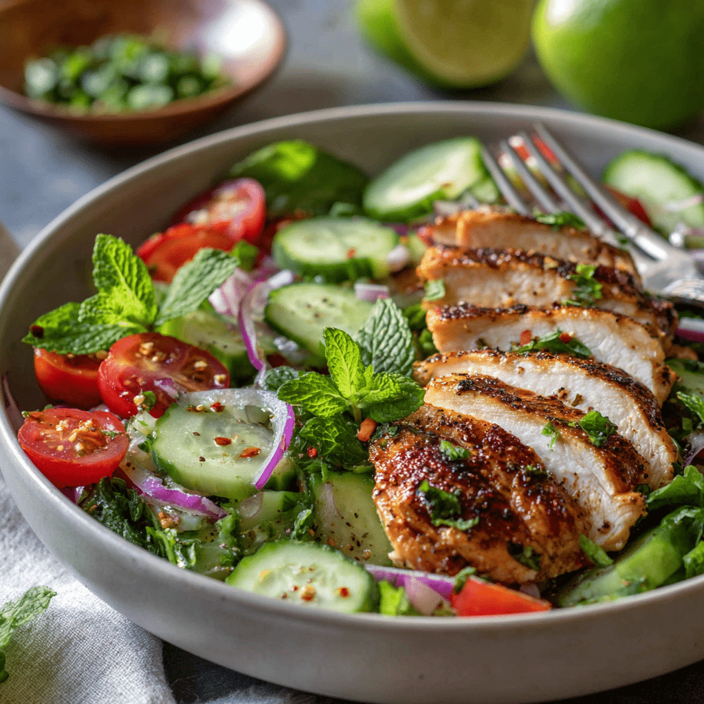 Thai Lemongrass Chicken Salad