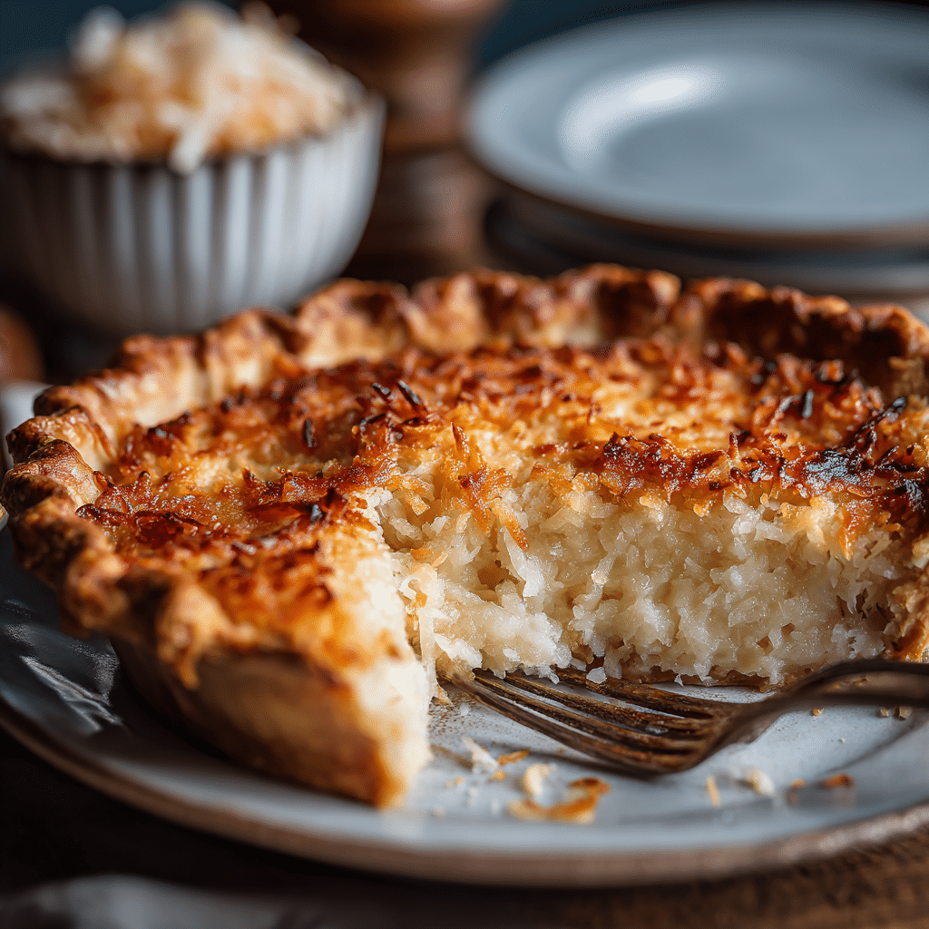 Coconut Custard Pie