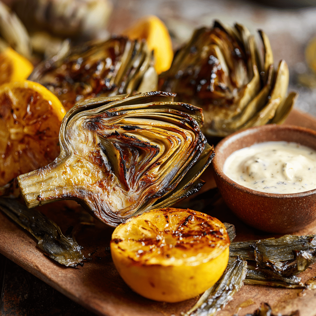 Grilled Artichoke Recipe with Magical Aioli