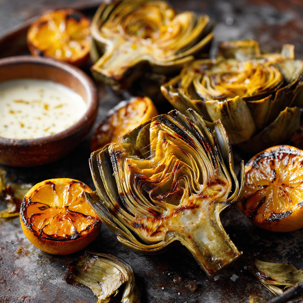 Grilled Artichoke Recipe with Magical Aioli