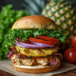 Grilled Hawaiian Chicken Sandwiches