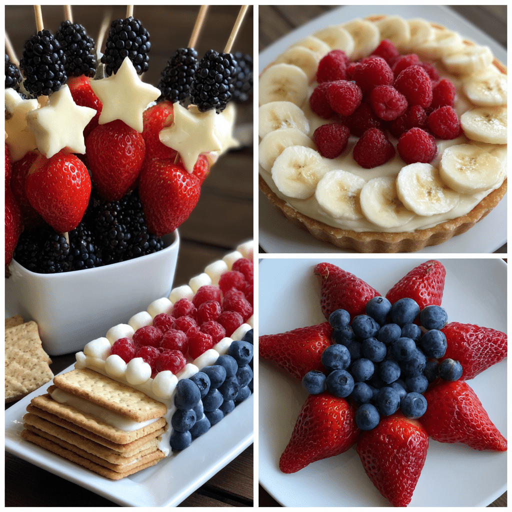 Red White and Blue Desserts
