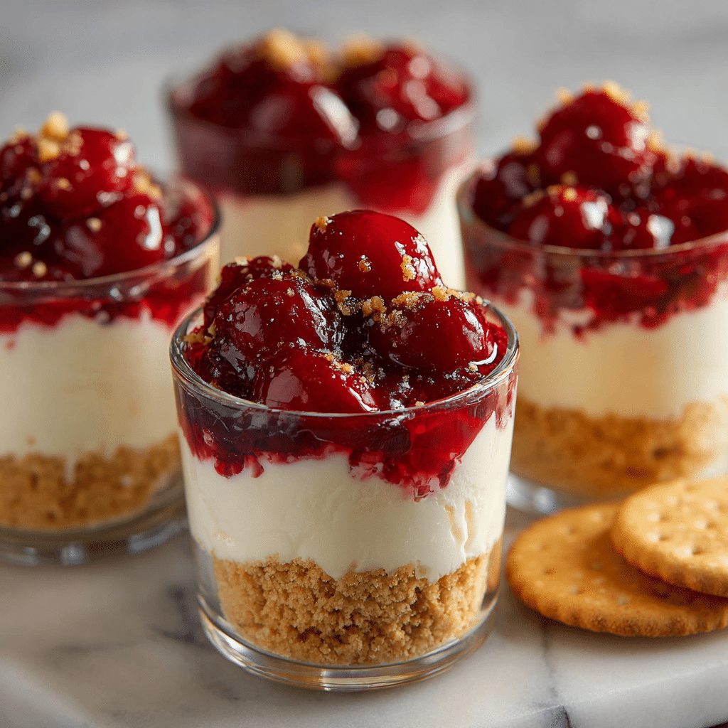 Easy Cheesecake Cups