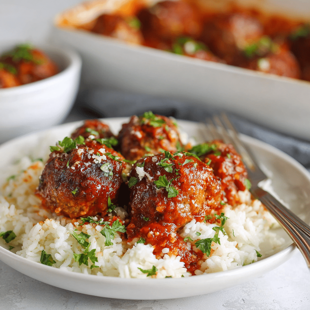 Old Fashioned Porcupine Meatballs