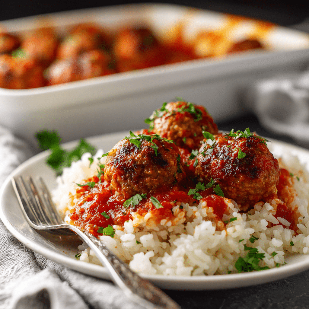 Old Fashioned Porcupine Meatballs