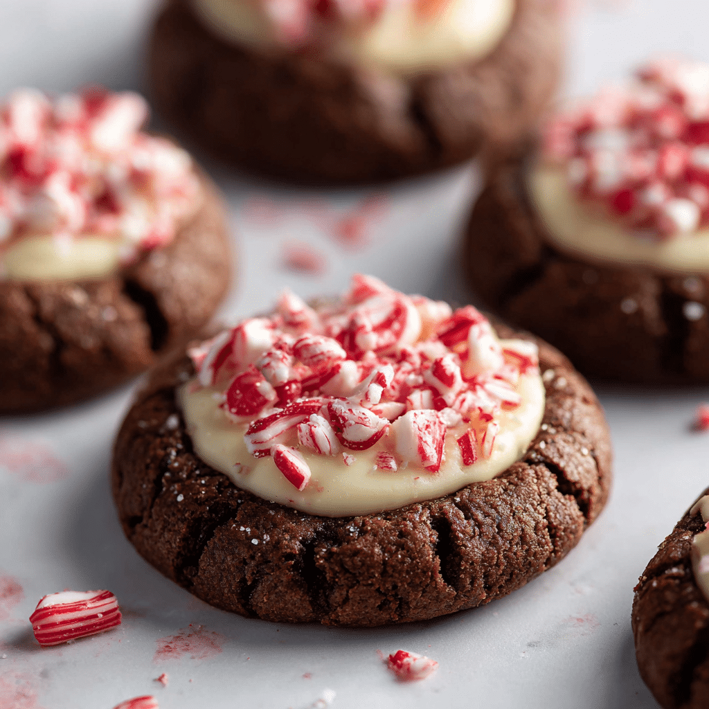 Peppermint Kiss Cookies