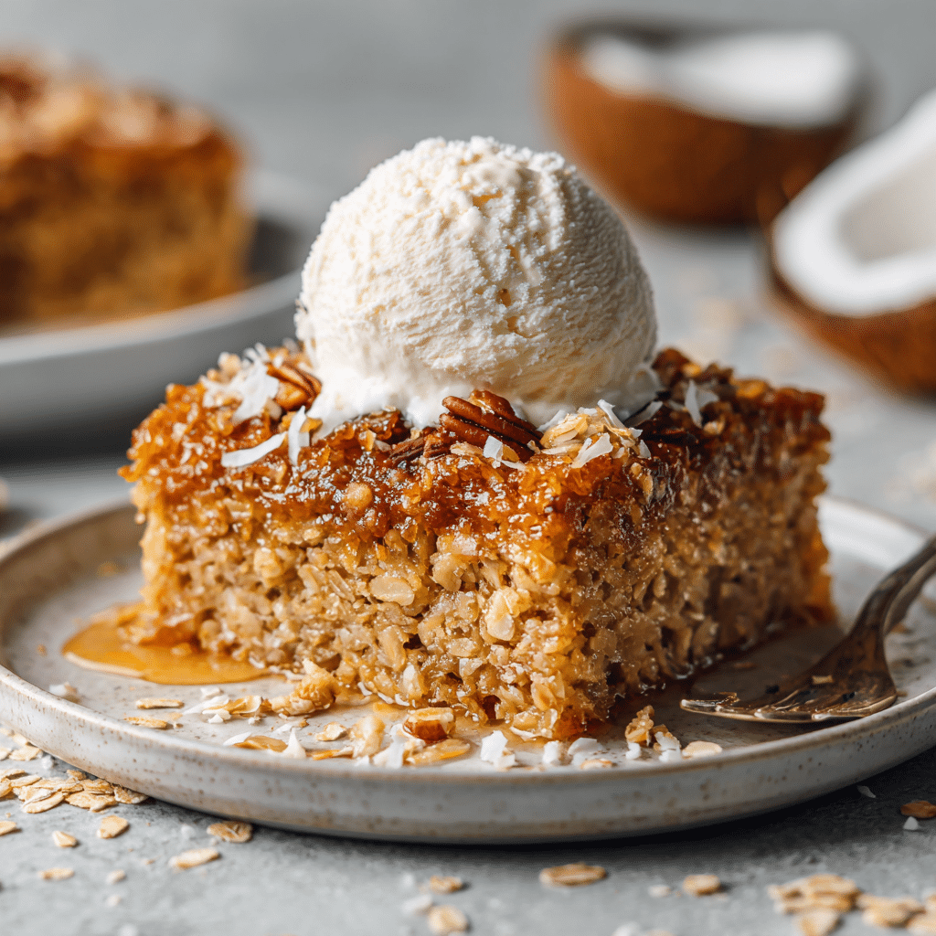 Old Fashioned Oatmeal Cake
