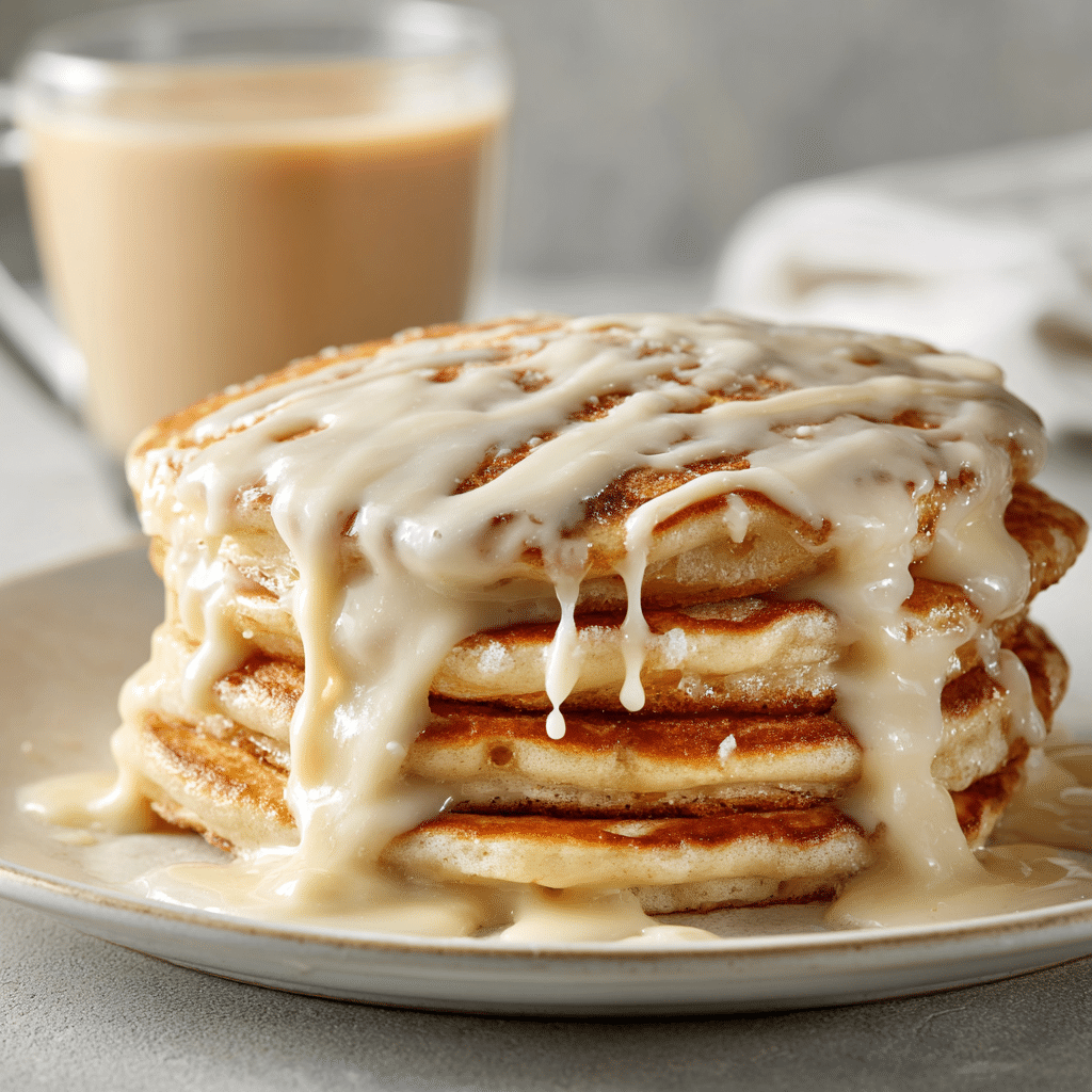 Cinnamon Roll Pancakes