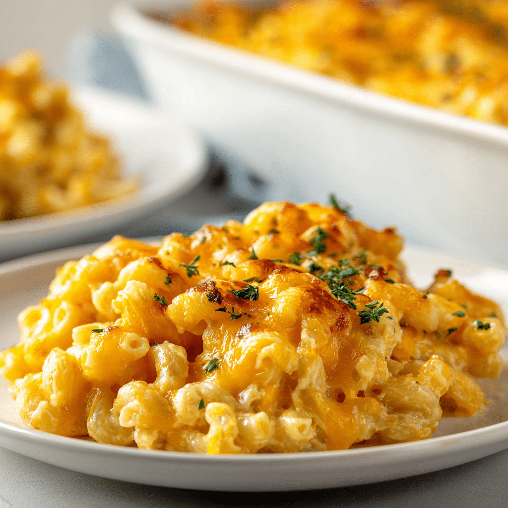 Baked Cauliflower Mac and Cheese