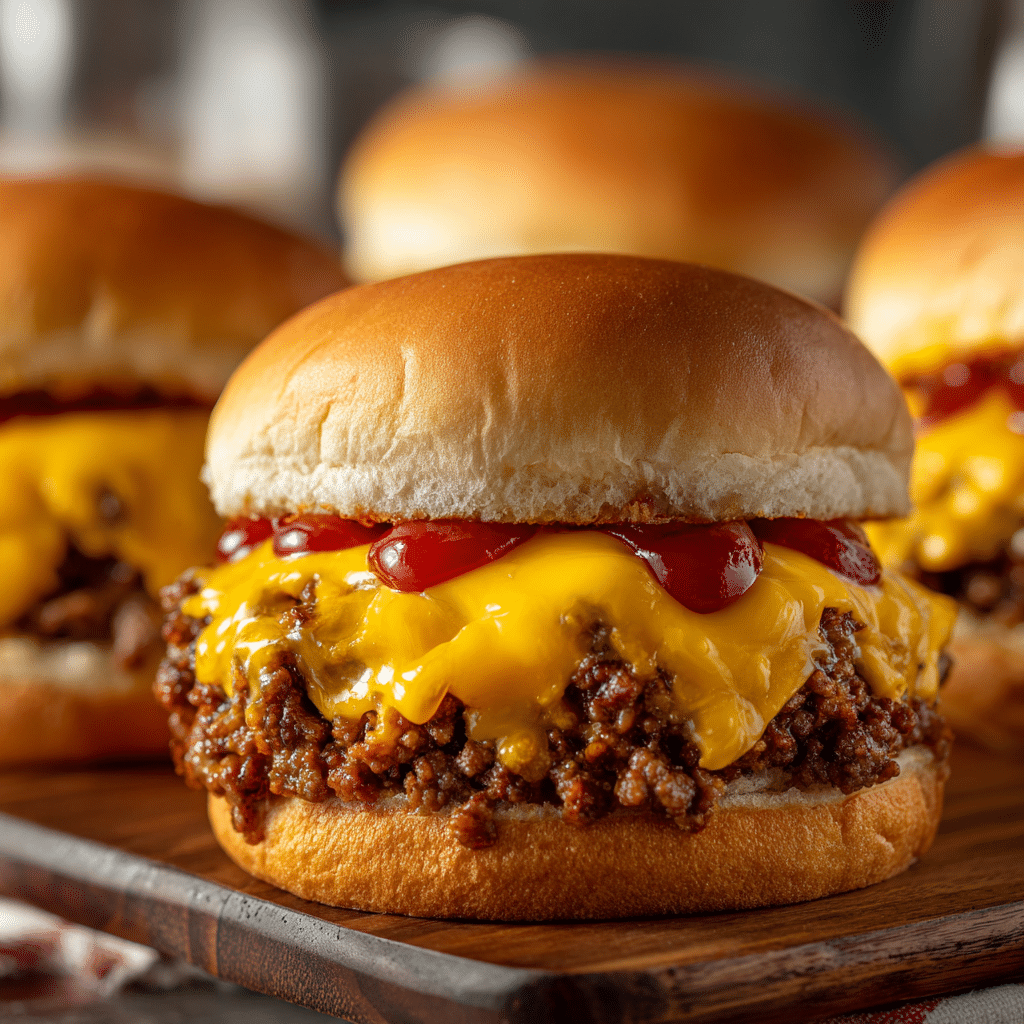 Chopped Cheeseburger Sliders
