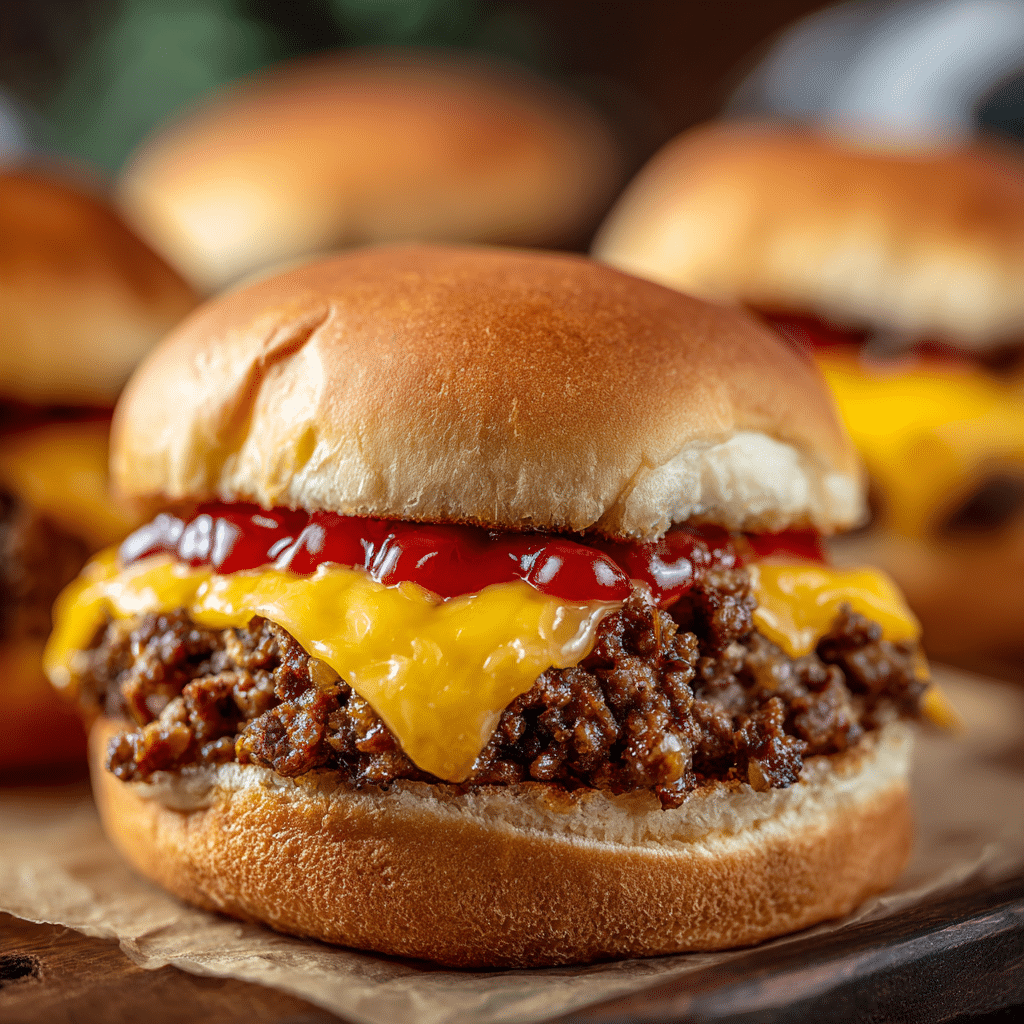 Chopped Cheeseburger Sliders