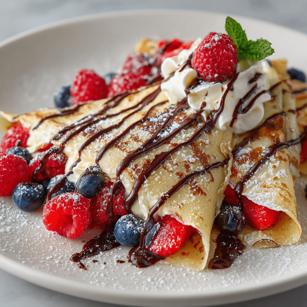 Easy Chocolate Crepes