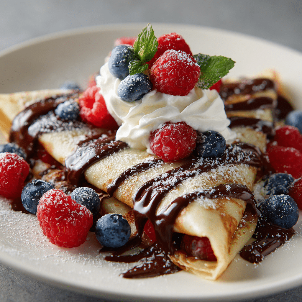 Easy Chocolate Crepes
