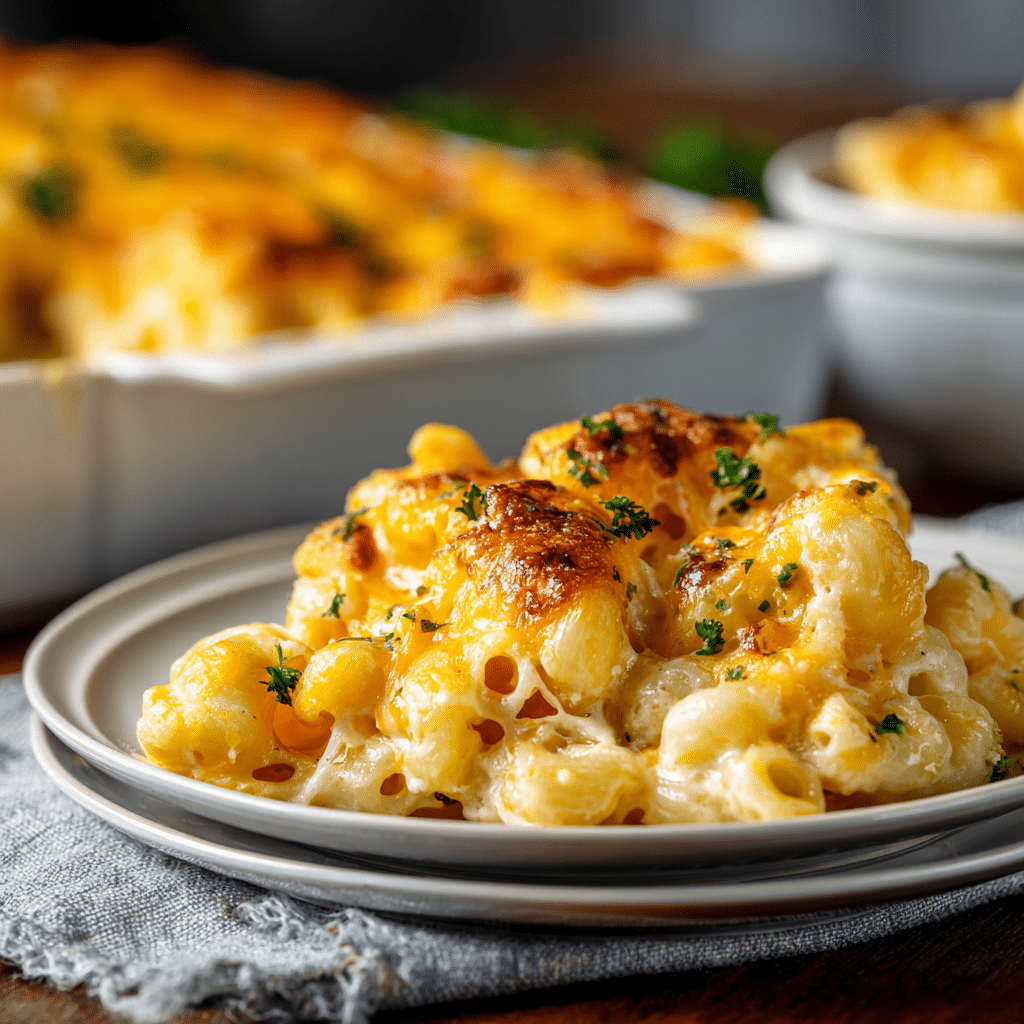 Baked Cauliflower Mac and Cheese