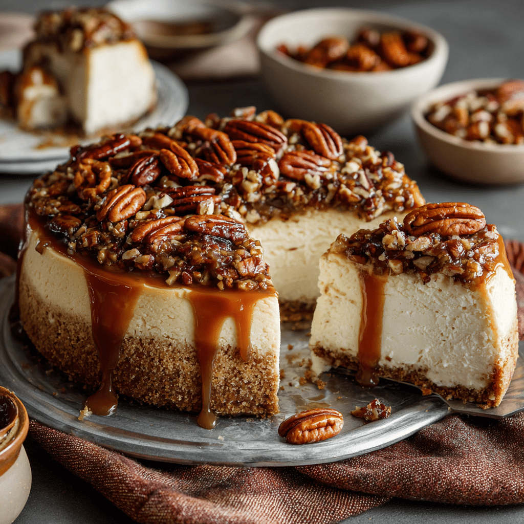 Butter Pecan Cheesecake