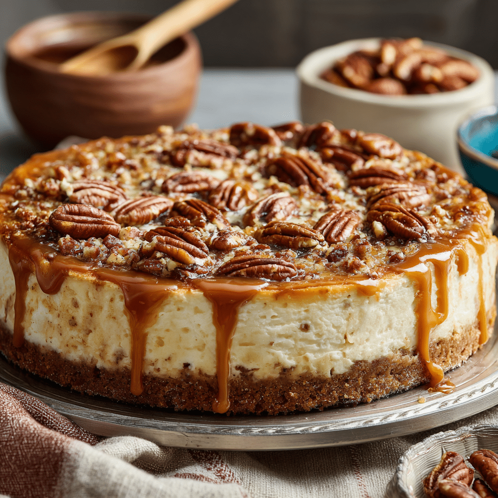 Butter Pecan Cheesecake